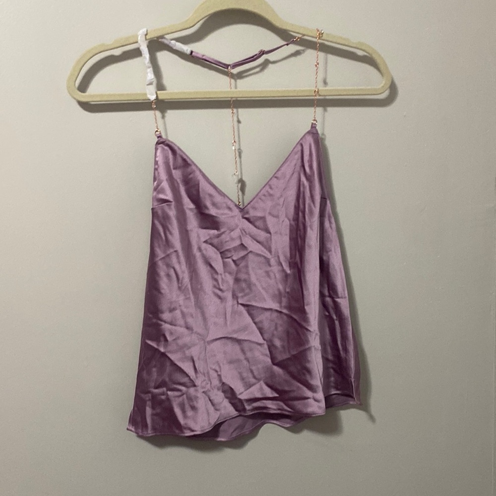 NWOT! Victoria Secret Satin Teardrop Top